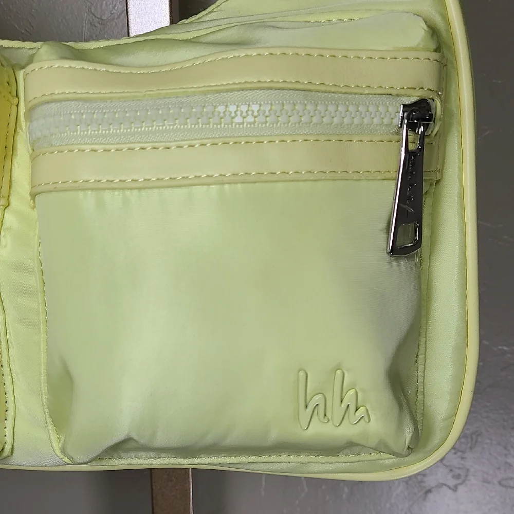 Nicole Miller Light Yellow Purse Front Pocket Bag